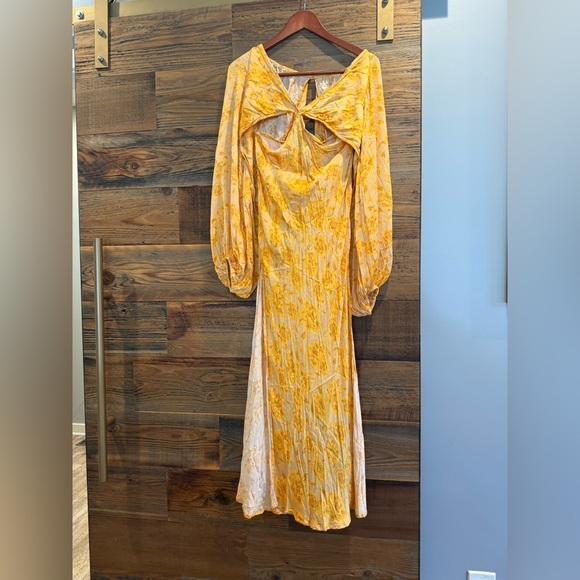 $258 Jen's Pirate Booty Yellow Electro Floral Sonora Maxi Dress - Picture 5 of 11